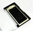 Classic Flat Eyelashes Ellipse Lashes Semi Permanent Split Cashmere Extensions