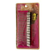 Goody Pin Curl Clips 14 pk Rust Resistant Steel Torsion Spring #5812/2 Vtg 1970s