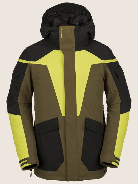 2019 NWT MENS VOLCOM UTILITY JACKET $200 L Moss drop tail fit zip tech iterface | eBay