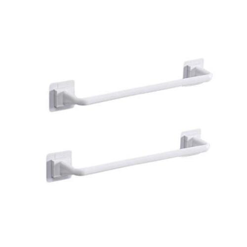 Self Adhesive Towel Bar No Drill Hand Towel Hanger for Bathroom Large White
