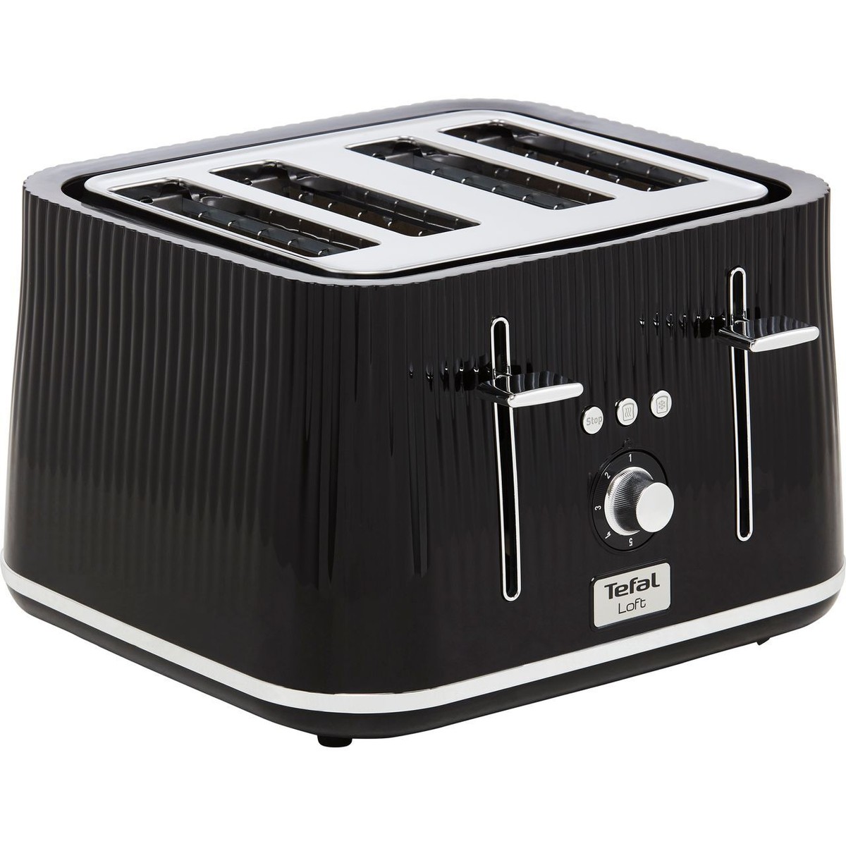 Tefal TT760840 Loft Slice Toaster Black 3045386379163 UK
