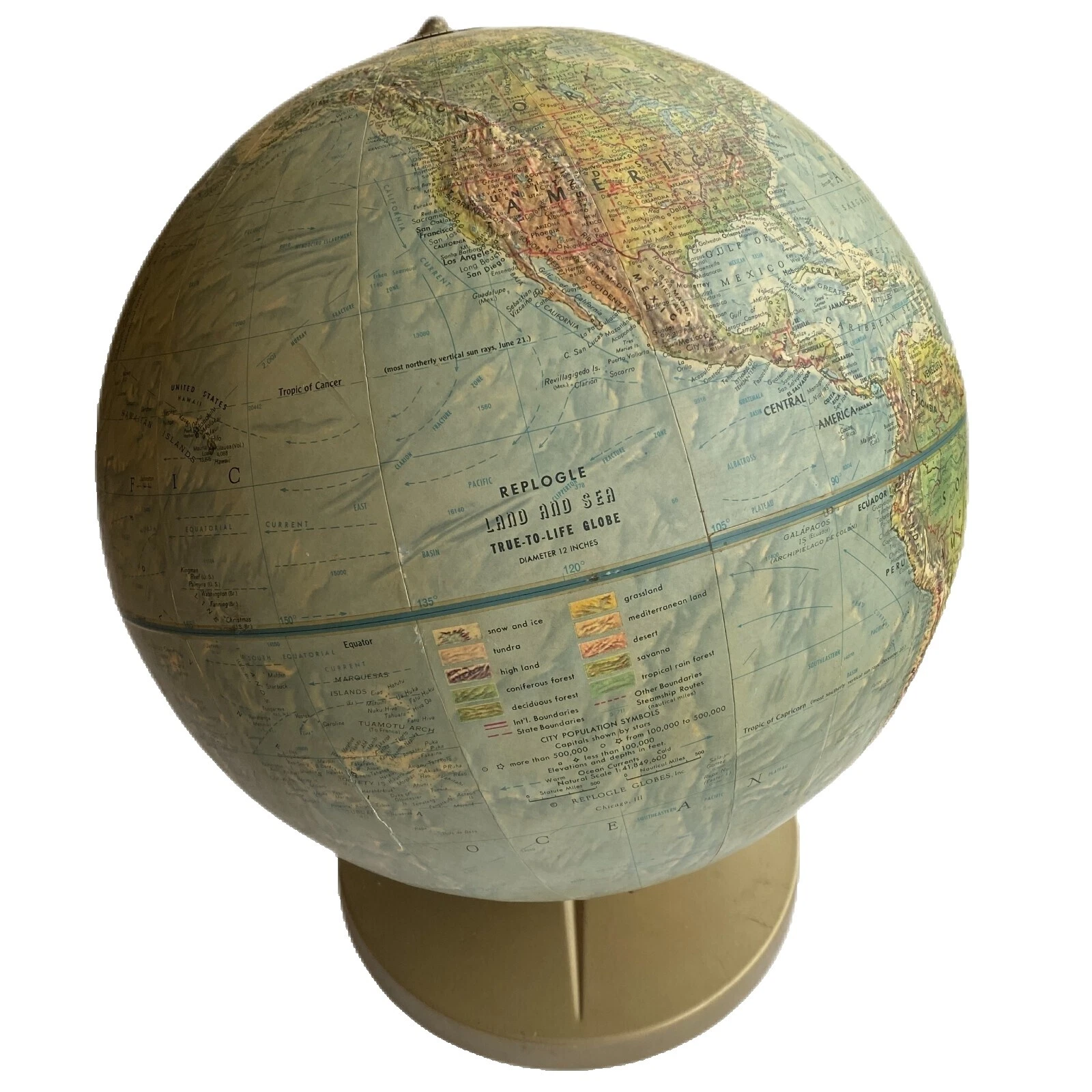 Varios colores Globos antiguos mundos Mundial