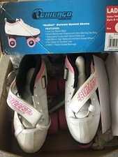 Chicago Women's Bullet Beginner Roller Rink Skates White Size 2 NEW