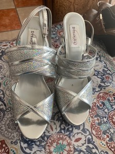 silver shoes ebay