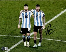 Rodrigo De Paul Signed Argentina 8x10 Photo BAS Beckett Witnessed