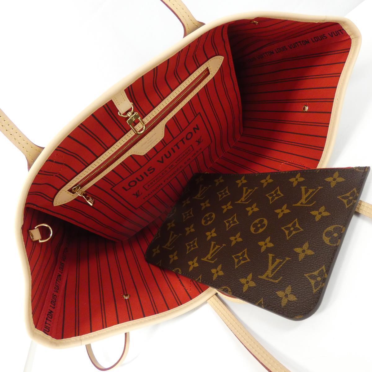 Authentic LOUIS VUITTON Monogram Neverfull MM M46987 Bag Authentic LOUIS VUITTON Monogram Neverfull MM M46987 Bag
