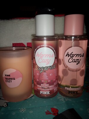 Victoria's Secret (Pink) 4 Piece Warm & Cozy Set