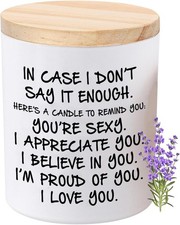 BFJLIFE Candles Gifts for Her Funny Novelty Unique Large, Her-I love you 