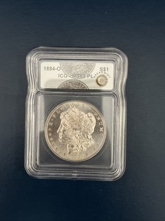 1884 O ICG MS62 PL Proof Like Morgan Silver Dollar
