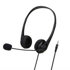 3.5mm Headset Headphone With Microphone Noise Cancelling For PC Computer Call