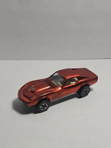Original Hot Wheels Redline - Red w white US Custom Corvette!! - Free Shipping!!