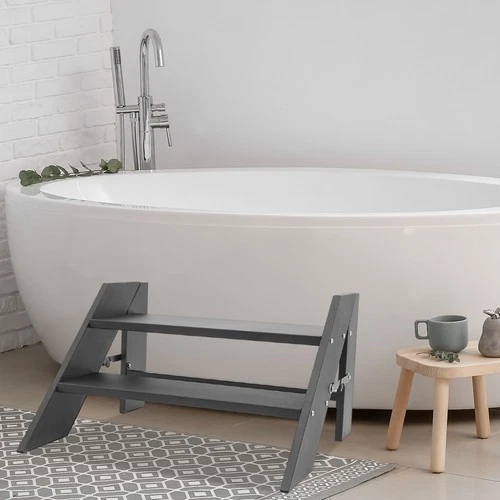 68.5*66*42cm Foldable Step Stool, 2 Step Folding RV Step Ladder, RV Step Stool - Image 2 of 4