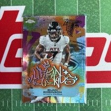 Bijan Robinson Topps Chrome 2025 Football Urban Legends SSP UL-14 ATL Falcons