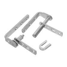  2 Pcs Saloon Door Hinges Stainless Steel Gravity Hardware Louvre