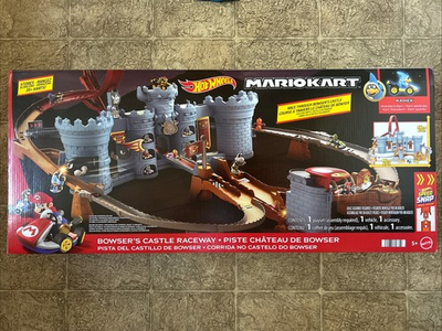 #ad *SEALED* Mattel Hot Wheels: Mario Kart Bowser’s Castle Raceway w Kamek * NEW * $74.50