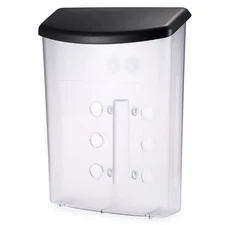 Outdoor Brochure Holder Plastic Literature Display Box Wall Mount Postcard Ho...