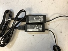 Lot of 2 Chicony A18-045N1A 45W 240V 3A AC Power Adapter/Charger, Black "R1A"