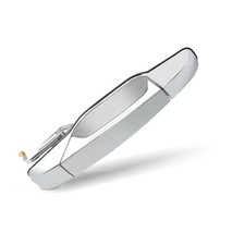 Exterior Door Handle Passenger Side Compatible with 2007-2014 Rear Right Chrome