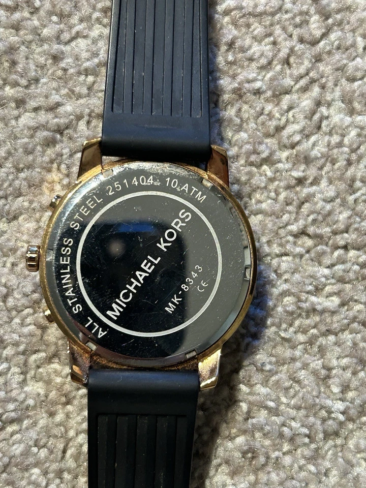 Reloj cronógrafo para hombre Michael Kors MK-8343 Jetmaster - dorado/negro Foto 3 de 4