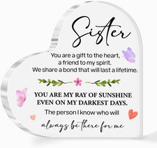 Sisters Gifts from Sister, Always Be There for Me Sign Sister Birthday Gifts, Gi