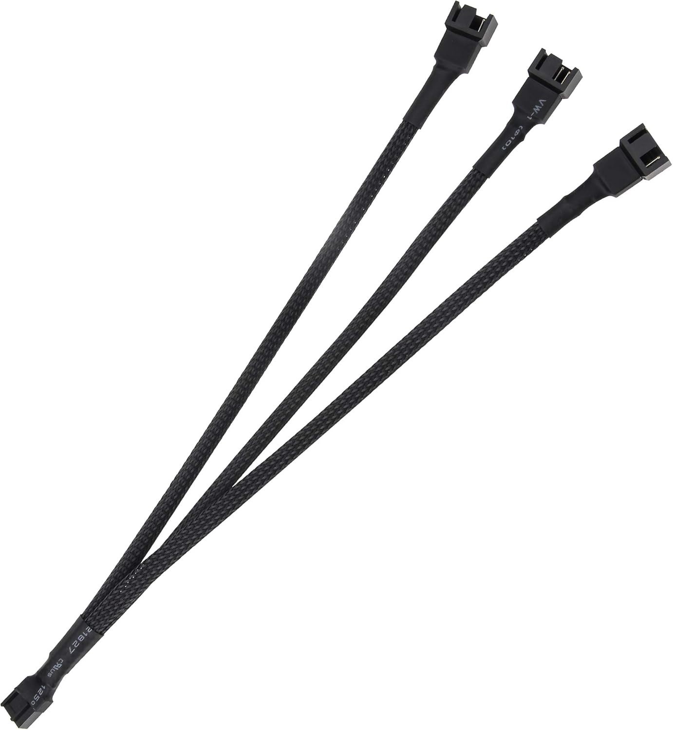 4 PACK 3 way PWM 4 Pin Fan Splitter 1 to 3, PC PWM PC Fan Power Extension