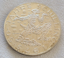 1975 Austria 100 schilling silver coin - 50 Jahre Schilling commemorative