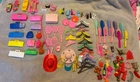 Lot of 130 Barbie 90s Vintage Accessories - Hats Brushes Boomboxes Sunglasses