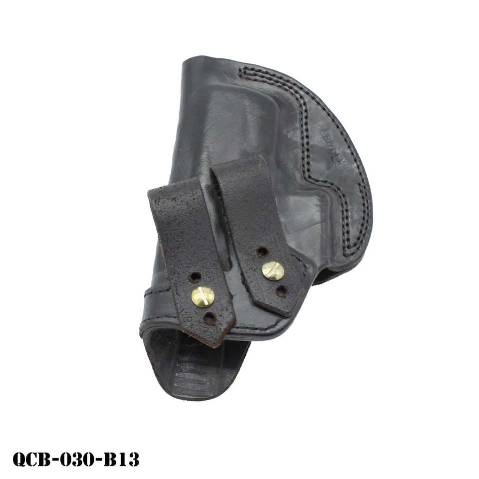 Kramer G19 Glock 19 Holster Black Leather ~ RH ~ USED US Government Surplus - Image 2 of 4