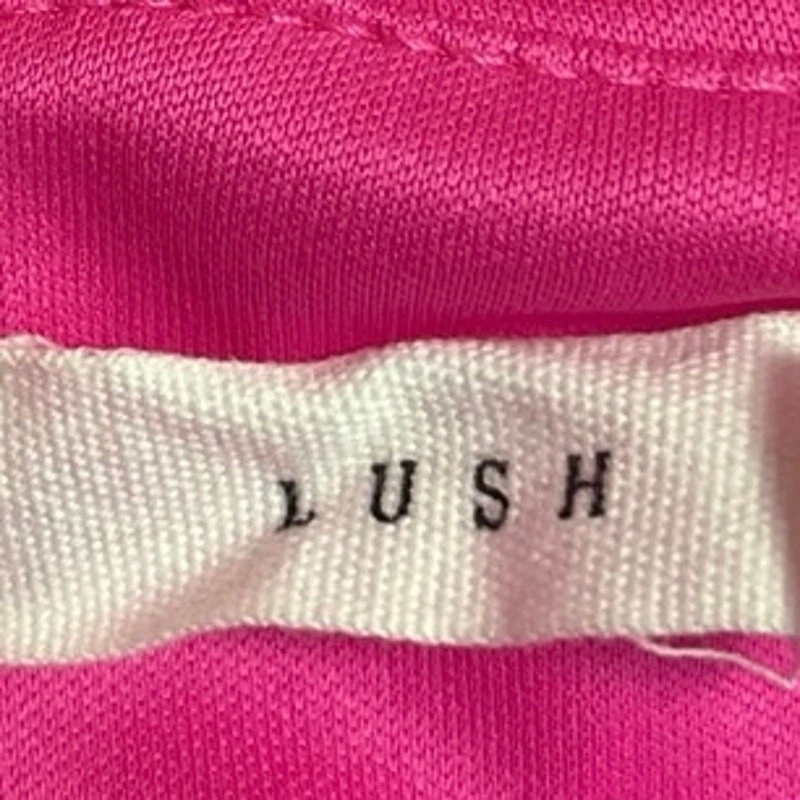 Mono Mameluco Rosa Exuberante Sin Mangas Cuello en V Cami Camisola Mini Calce y Acampanado Talla M Foto 4 de 4