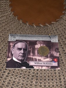2025 Historic Autographs Potus: White House William McKinley 1897 Nickel Coin