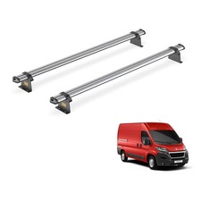 Peugeot Boxer Roof Rack for 2006+ H1/H2 Roof 2x Bars Van Guard Ultibar Trade
