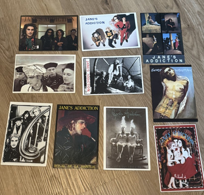 Vintage James Addiction 10 X Unused Postcard Set Lot Uk/Eu Made