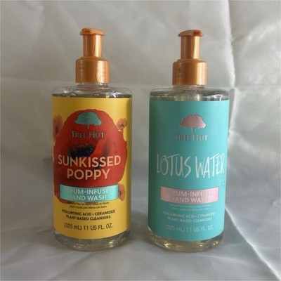 Tree Hut Serum-Infused Hand Wash Sunkissed Poppy & Lotus Water 2x 11 fl oz