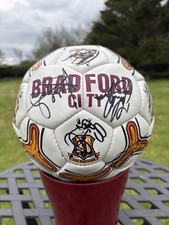 Bradford City Signed Football Ball - Late 90s Early 00s - Multi Signatures