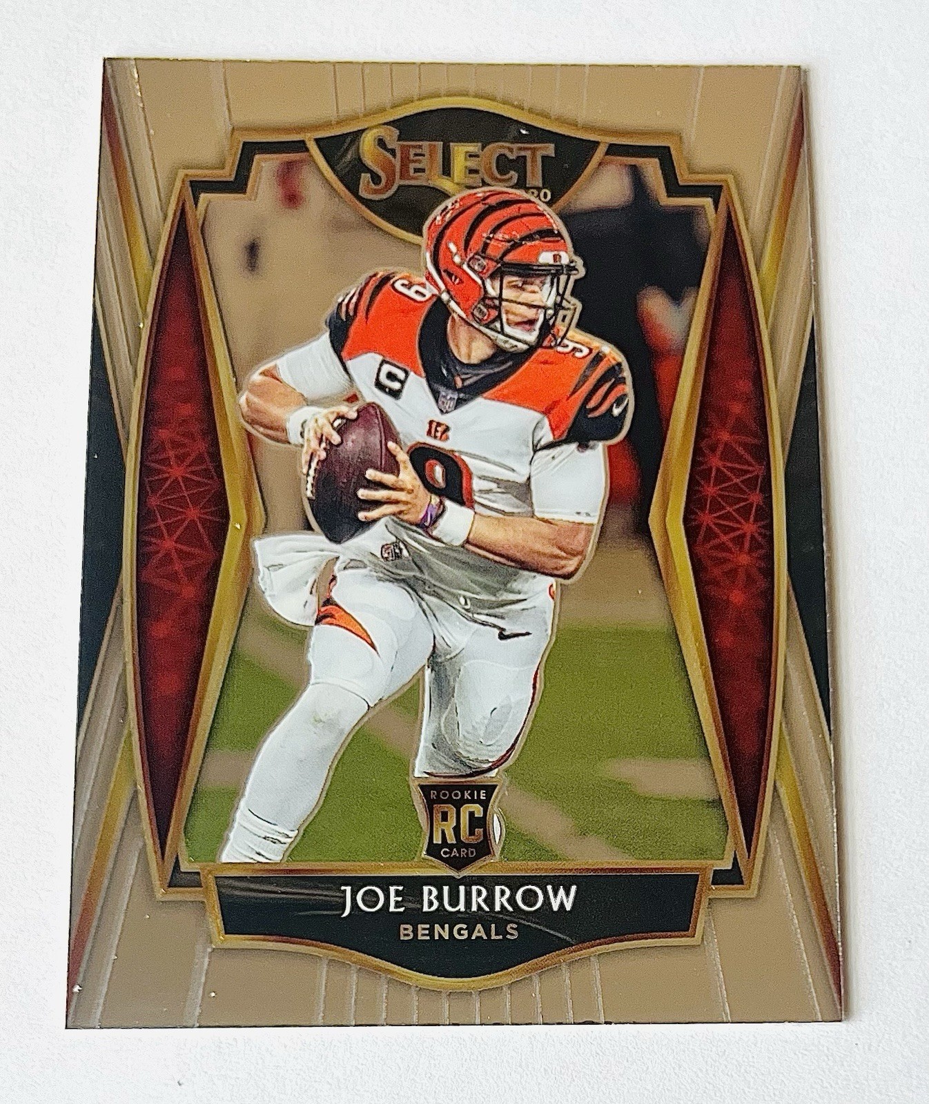 Joe Burrow 2020 Panini Select Premier Level #146 Rookie RC Cincinnati Bengals
