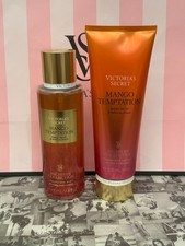 New Set of Victoria's Secret MANGO TEMPTATION  Body mist Perfume  Lotion     