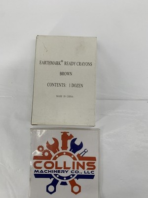St. Louis Crayon & Soapstone 8008 Earthmark Ready Crayons Brown 12/Box
