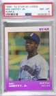 1989 Star Ad Cards Ken Griffey Jr PSA 8 Rookie RC HOF