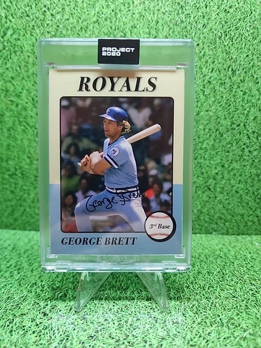 Topps PROJECT 2020 Card #112 1975  George Brett Rookie RC  OLDMANALAN PR /6558