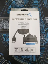 Sabrent USB 2.0 to Parallel Printer Cable Adapter