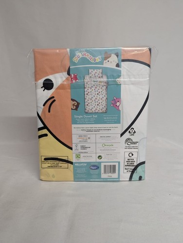 Squishmallows Chill Design Single Duvet Cover Set | Reversible 2 Sided Bedding - Picture 2 of 4
