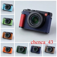 1PC Handmade Genuine Leather Grip Half Case for Leica D-LUX8 DLUX8 Camera Insert