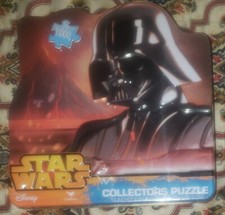 Disney Star Wars Collectors Puzzle 1000pc Darth Vader Tin Box 12.5" x 15" New