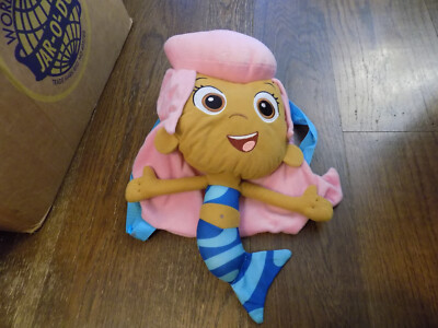 Bubble Guppies Molly Doll Plush 3D Backpack Kids Soft Bag Adjustable Straps CUTE