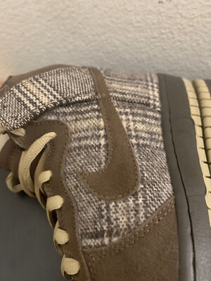 Nike 2004 Dunk High Pro SB Tweed Baroque Brown Tan Vintage 305050