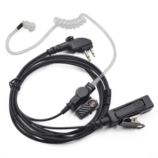 Surveillance Earpiece Mic PTT Headset for HYT Hytera PD500 TC-508 Walkie Talkie