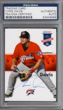 Chris Davis 2008 Tri-Star Minor League RC Signed AUTOGRAPH PSA DNA