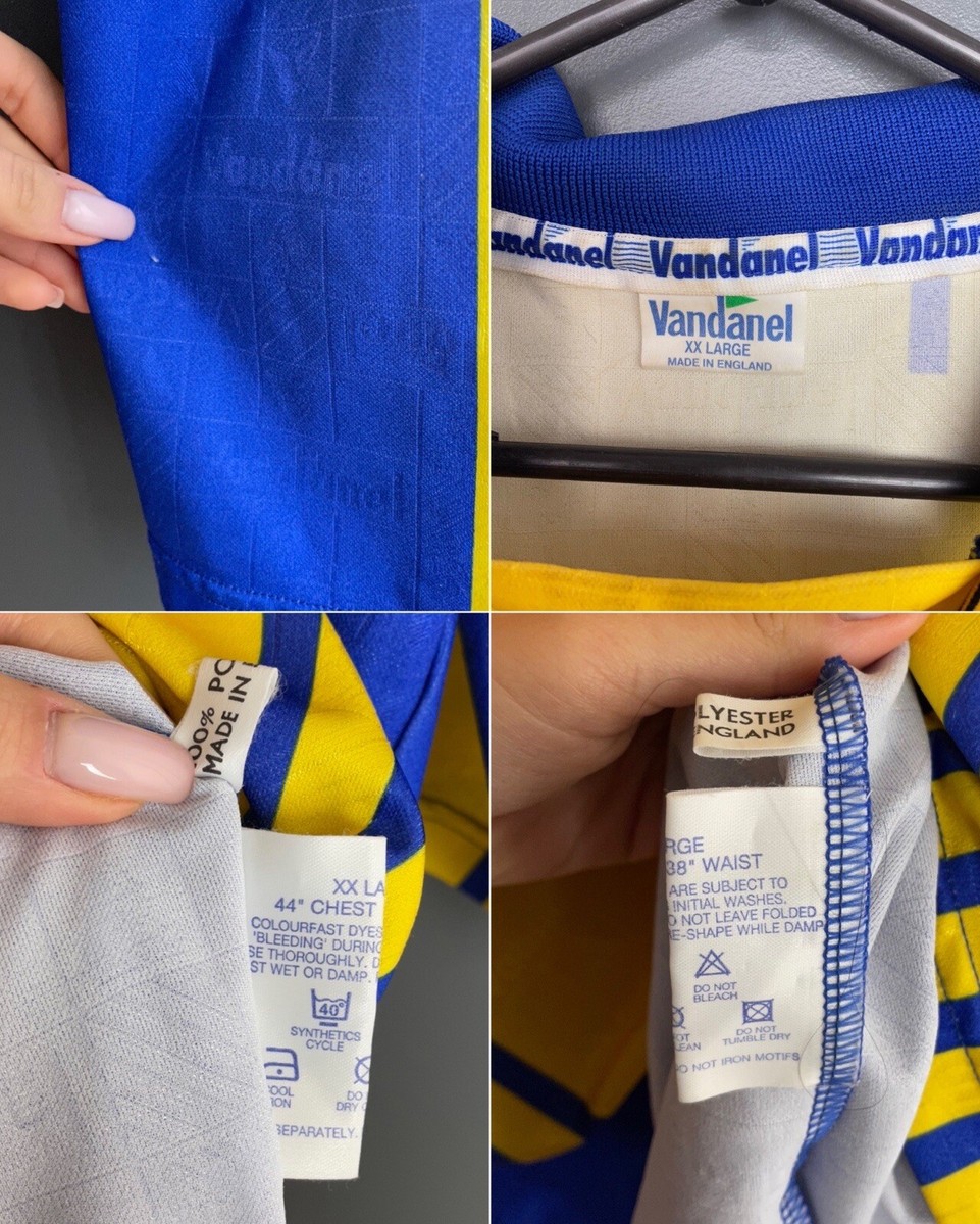 Maillot Foot Salisbury City Années 1990 Away #15 Vandanel Taille XXL - Porté Match