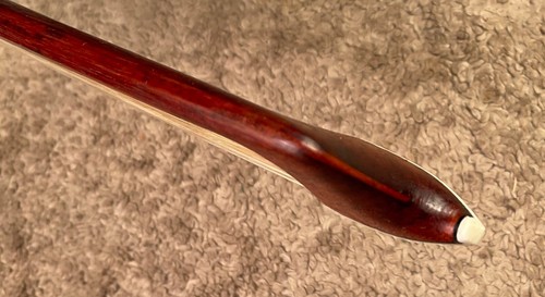 Good Vintage Silver Edwin Herrmann Violin Bow, Excellent Playing Condition - Picture 10 of 12
