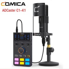 COMICA ADCaster C1-K1 Sound card Microphone Audio mixer interface Live Streaming